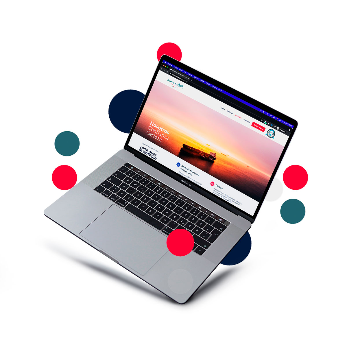 Portafolio Jabes Marine Services, Desarrollo Web Veracruz