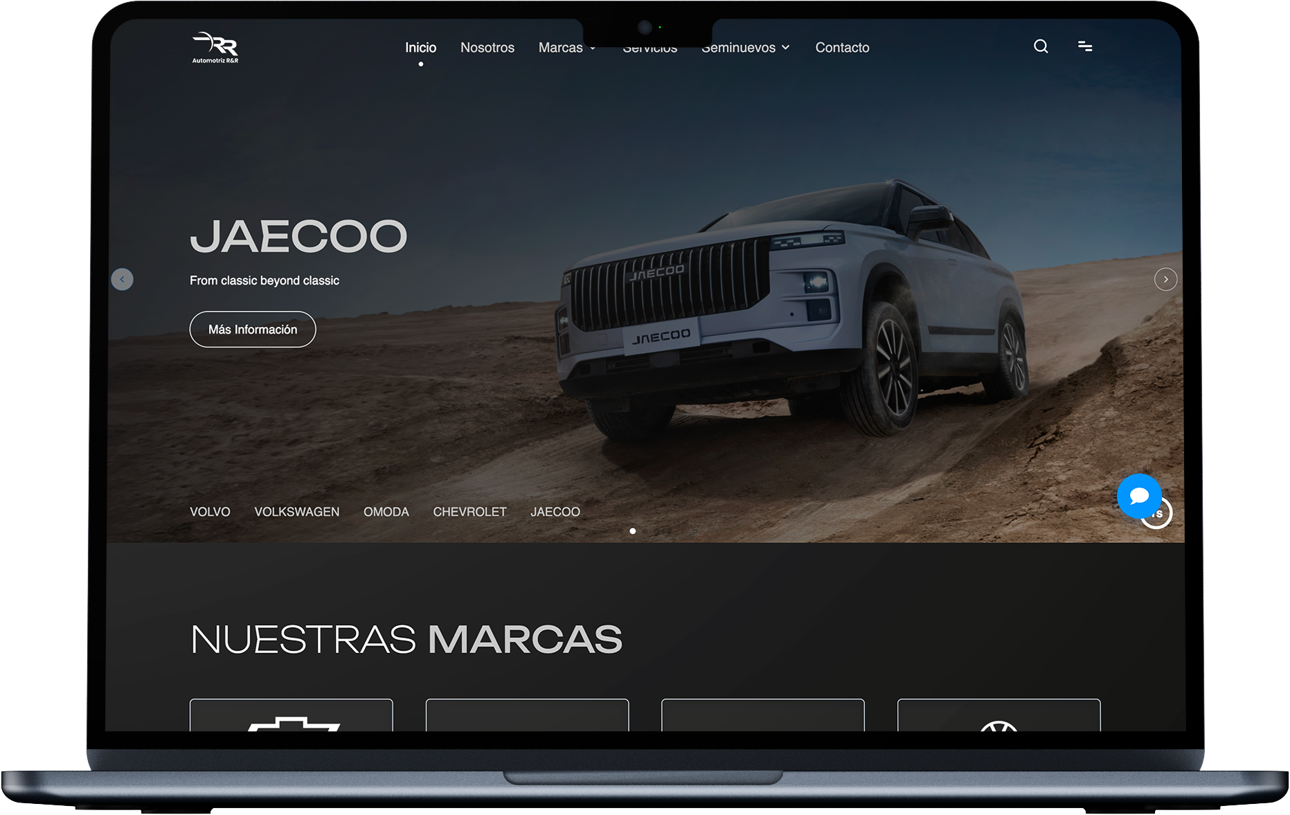 Sitio web después de optimización